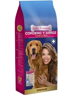 Pienso Perros Cordero y Arroz Premium Ortín 15Kg - Piensos -25,97 € Novecan