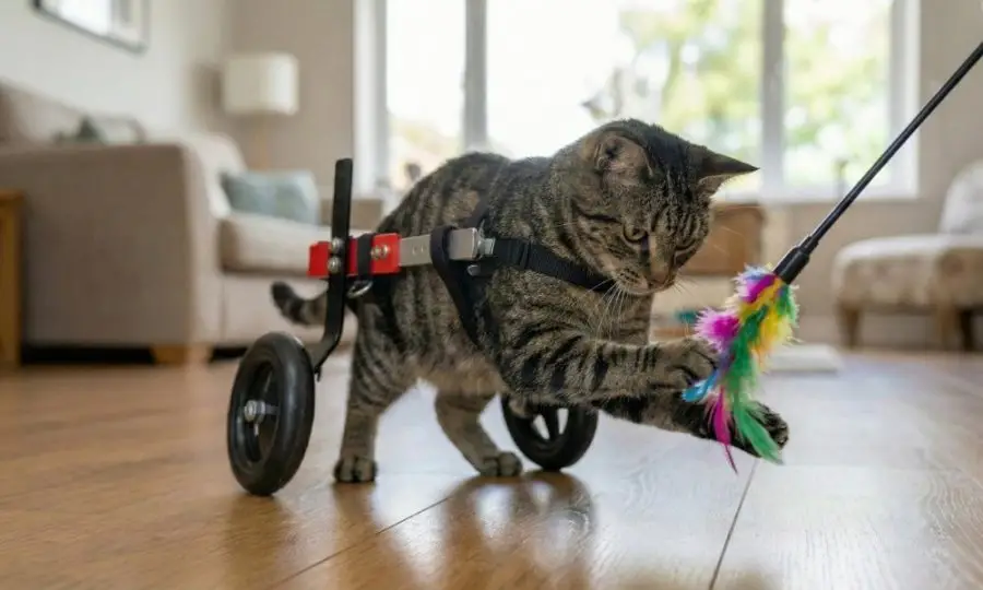 Gatos sobre ruedas: Cómo devolver la independencia a un felino con parálisis 3 Novecan - Ortopedia y Accesorios para Mascotas 2026 silla de ruedas para gatos